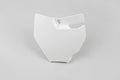 UFO PLASTIC FRONT PLATE, WHT/WHT