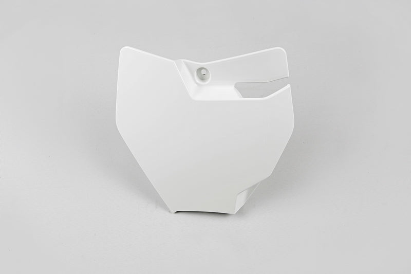 UFO PLASTIC FRONT PLATE, WHT/WHT