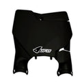 UFO PLASTIC FRONT PLATE, BLK/BLK