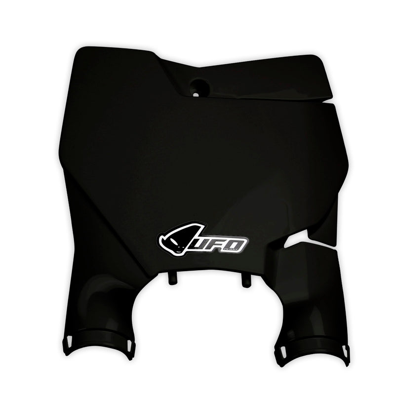 UFO PLASTIC FRONT PLATE, BLK/BLK