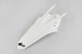 UFO PLASTIC REAR FENDER, WHT/WHT