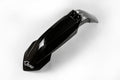 UFO PLASTIC FRONT FENDER, BLK/BLK