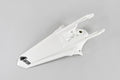 UFO PLASTIC REAR FENDER, WHT/WHT