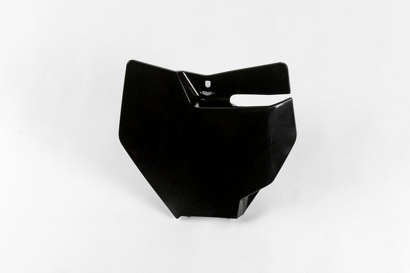 UFO PLASTIC FRONT PLATE, BLK/BLK