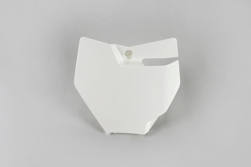 UFO PLASTIC FRONT PLATE, WHT/WHT