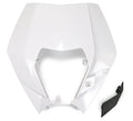 UFO PLASTIC FRONT PLATE, WHT/WHT