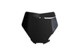 UFO PLASTIC FRONT PLATE, BLK/BLK