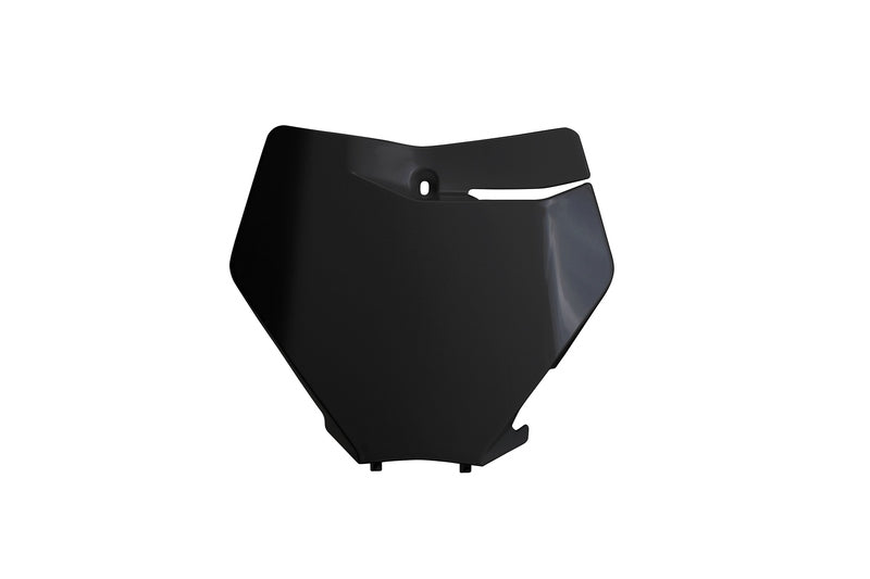 UFO PLASTIC FRONT PLATE, BLK/BLK
