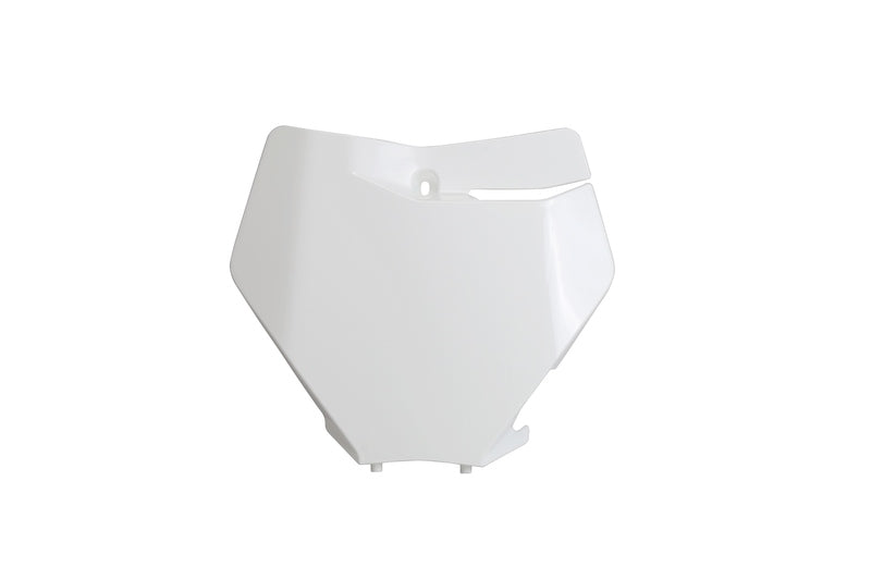 UFO PLASTIC FRONT PLATE, WHT/WHT