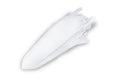 UFO PLASTIC REAR FENDER, WHT/WHT
