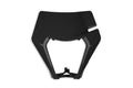 UFO PLASTIC FRONT PLATE, BLK/BLK