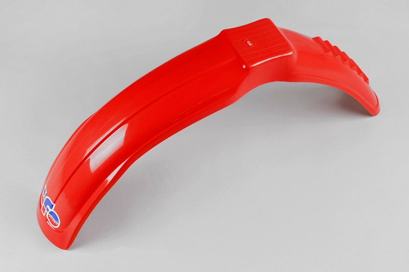 UFO PLASTIC FRONT FENDER, RED/RED