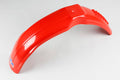 UFO PLASTIC FRONT FENDER, RED/RED