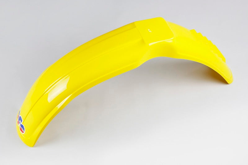 UFO PLASTIC FRONT FENDER, YEL/YEL