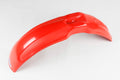 UFO PLASTIC FRONT FENDER, RED/RED