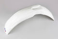 UFO PLASTIC FRONT FENDER, WHT/WHT
