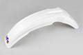 UFO PLASTIC FRONT FENDER, WHT/WHT