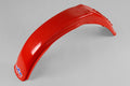 UFO PLASTIC FRONT FENDER, RED/RED