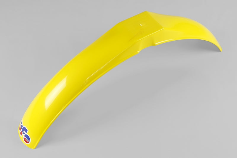 UFO PLASTIC FRONT FENDER, YEL/YEL