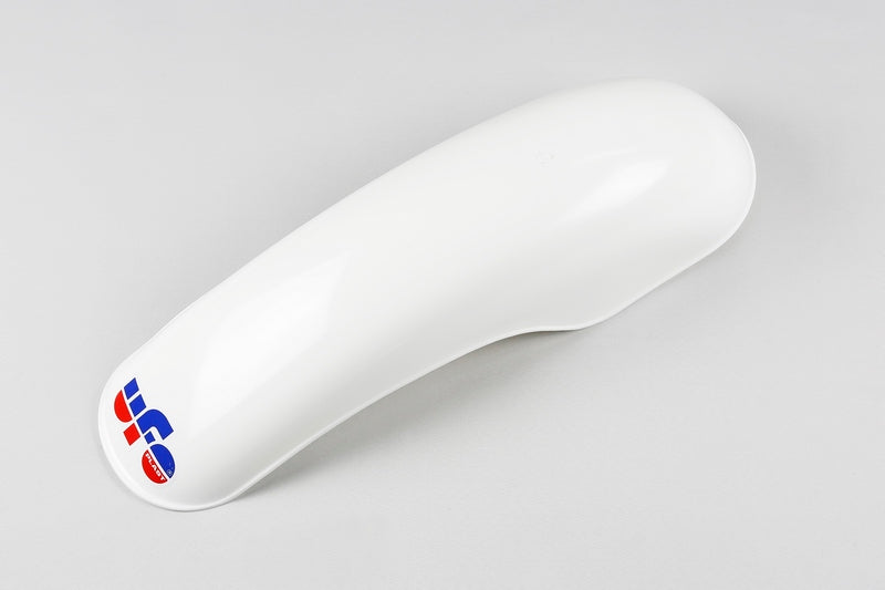 UFO PLASTIC REAR FENDER, WHT/WHT