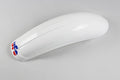 UFO PLASTIC REAR FENDER, WHT/WHT