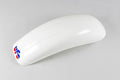 UFO PLASTIC REAR FENDER, WHT/WHT