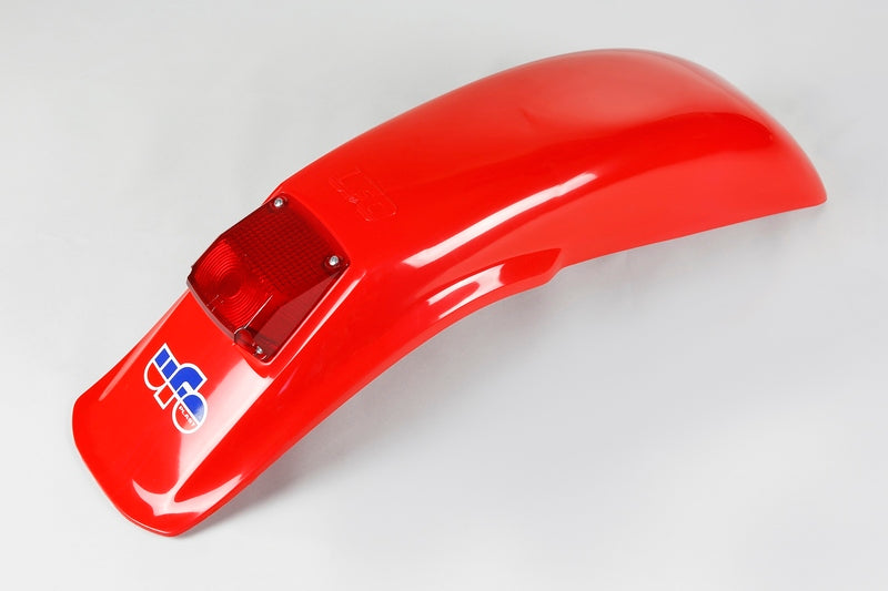 UFO PLASTIC REAR FENDER, RED/RED