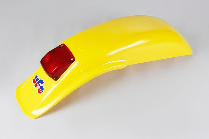 UFO PLASTIC REAR FENDER, YEL/YEL