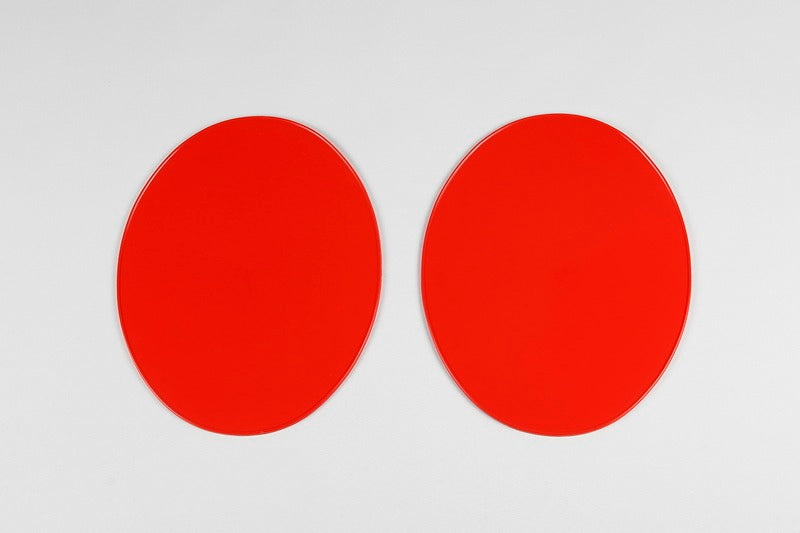 UFO PLASTIC FRONT PLATE, RED/RED