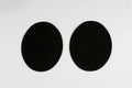 UFO PLASTIC FRONT PLATE, BLK/BLK