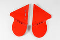 UFO PLASTIC SIDE PANELS, RED/RED