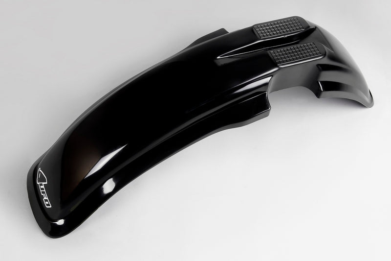 UFO PLASTIC FRONT FENDER, BLK/BLK