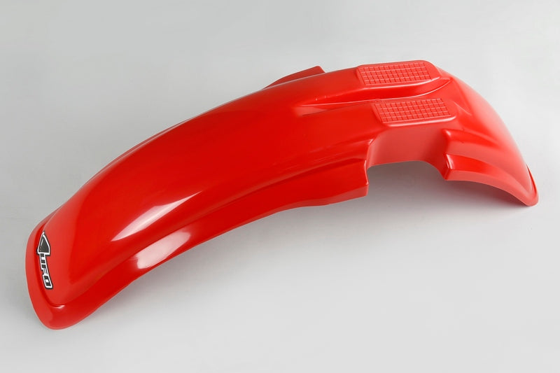 UFO PLASTIC FRONT FENDER, RED/RED