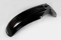 UFO PLASTIC FRONT FENDER, BLK/BLK
