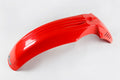 UFO PLASTIC FRONT FENDER, RED/RED