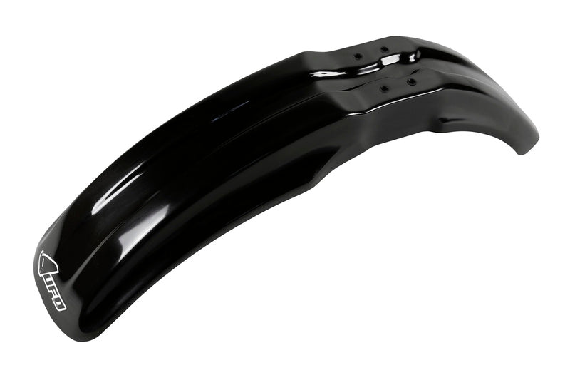 UFO PLASTIC FRONT FENDER, BLK/BLK