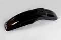 UFO PLASTIC FRONT FENDER, BLK/BLK