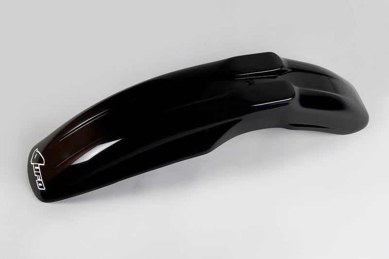 UFO PLASTIC FRONT FENDER, BLK/BLK