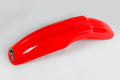 UFO PLASTIC FRONT FENDER, RED/RED
