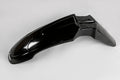 UFO PLASTIC FRONT FENDER, BLK/BLK