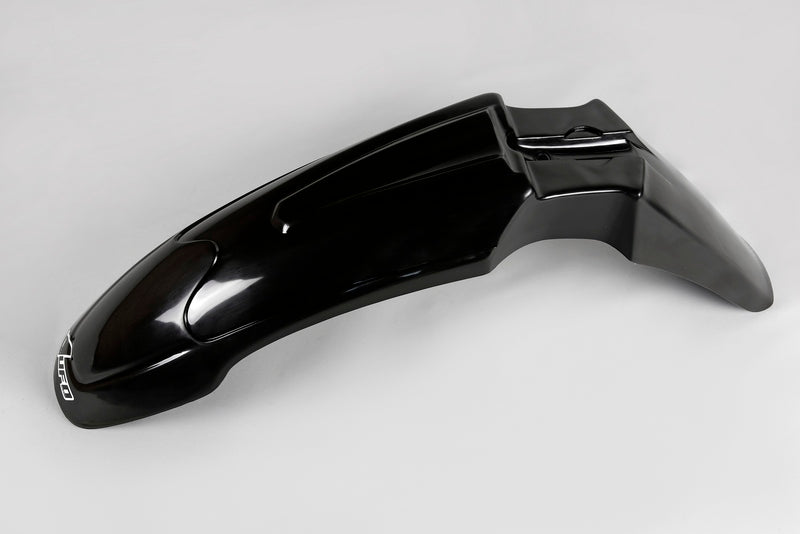 UFO PLASTIC FRONT FENDER, BLK/BLK