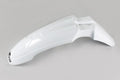 UFO PLASTIC FRONT FENDER, WHT/WHT