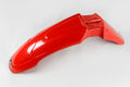 UFO PLASTIC FRONT FENDER, RED/RED