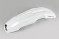 UFO PLASTIC FRONT FENDER, WHT/WHT