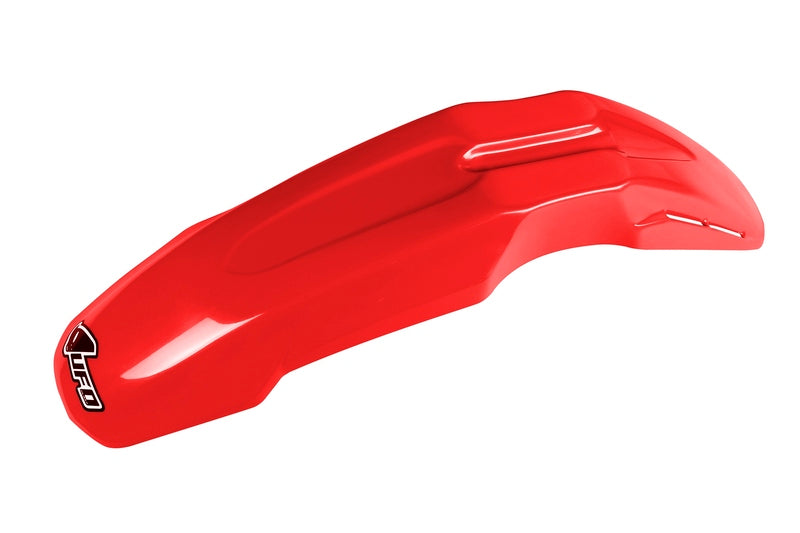 UFO PLASTIC FRONT FENDER, RED/RED