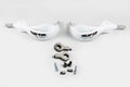 UFO HANDGUARD CLOSE ALU, WHT/WHT
