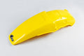 UFO PLASTIC REAR FENDER, BLK/BLK