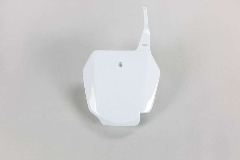 UFO PLASTIC FRONT PLATE, WHT/WHT