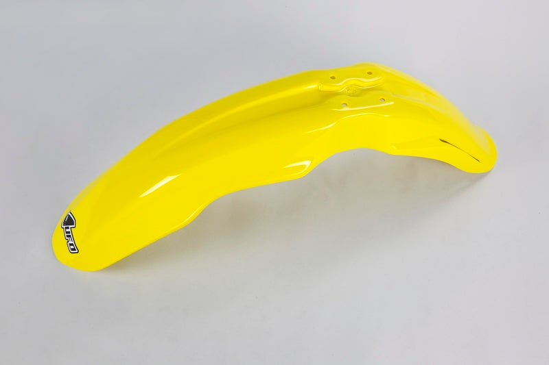 UFO PLASTIC FRONT FENDER, YEL/YEL