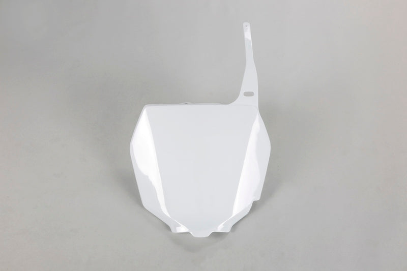 UFO PLASTIC FRONT PLATE, WHT/WHT